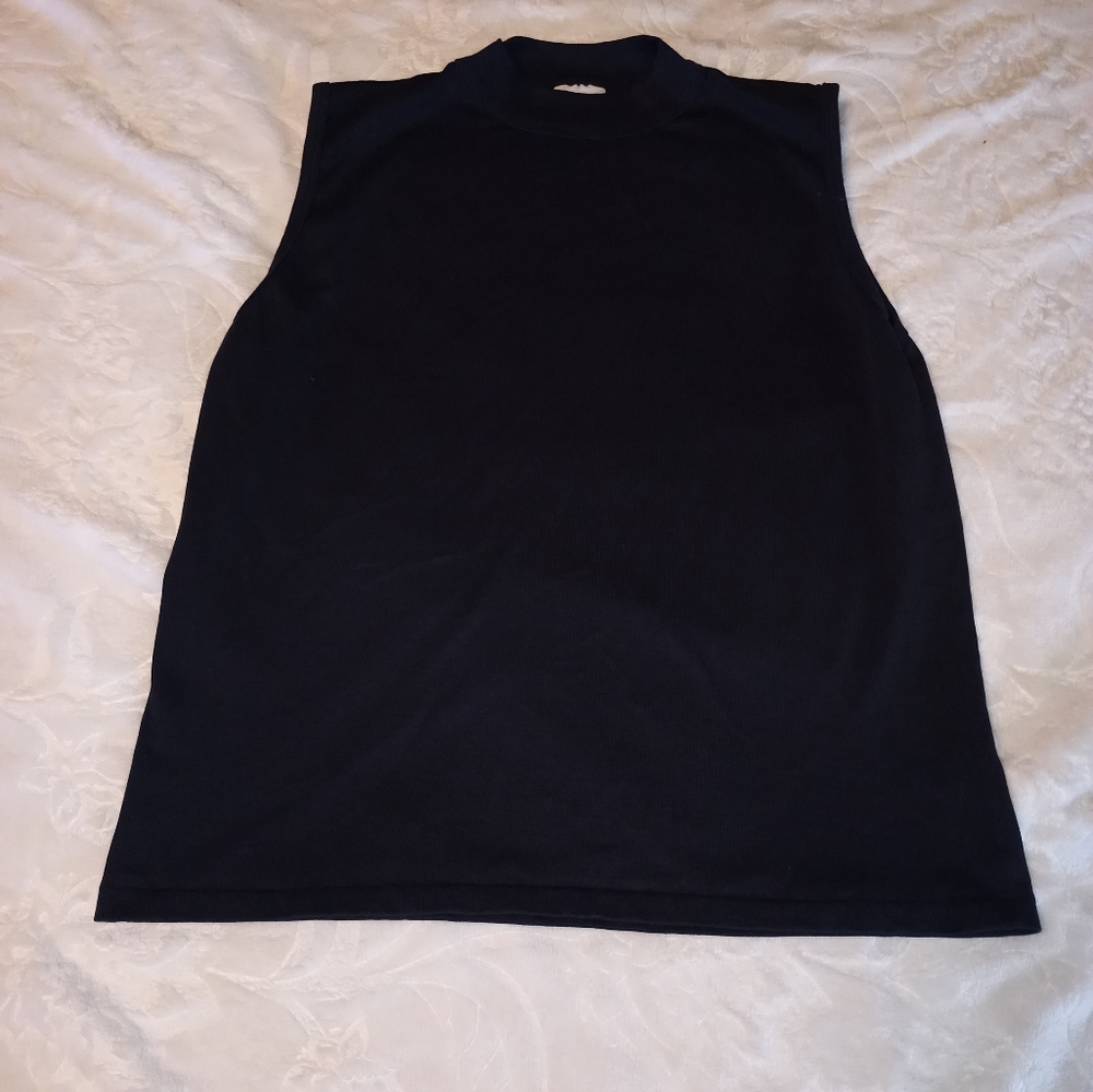 Black tank top